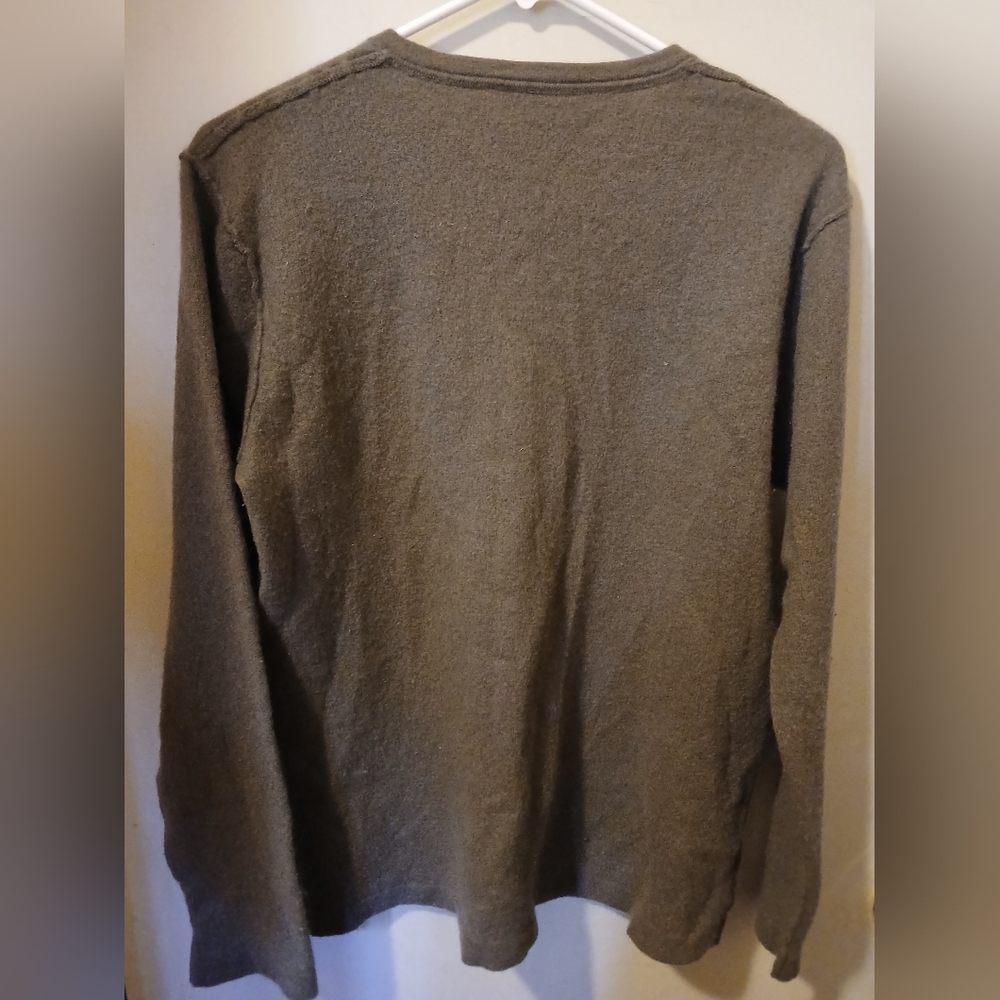 Autumn Cashmere Gray Fleece Sweater - Picture 2 of 2